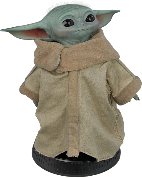 Grogu the child life-size collectible figure