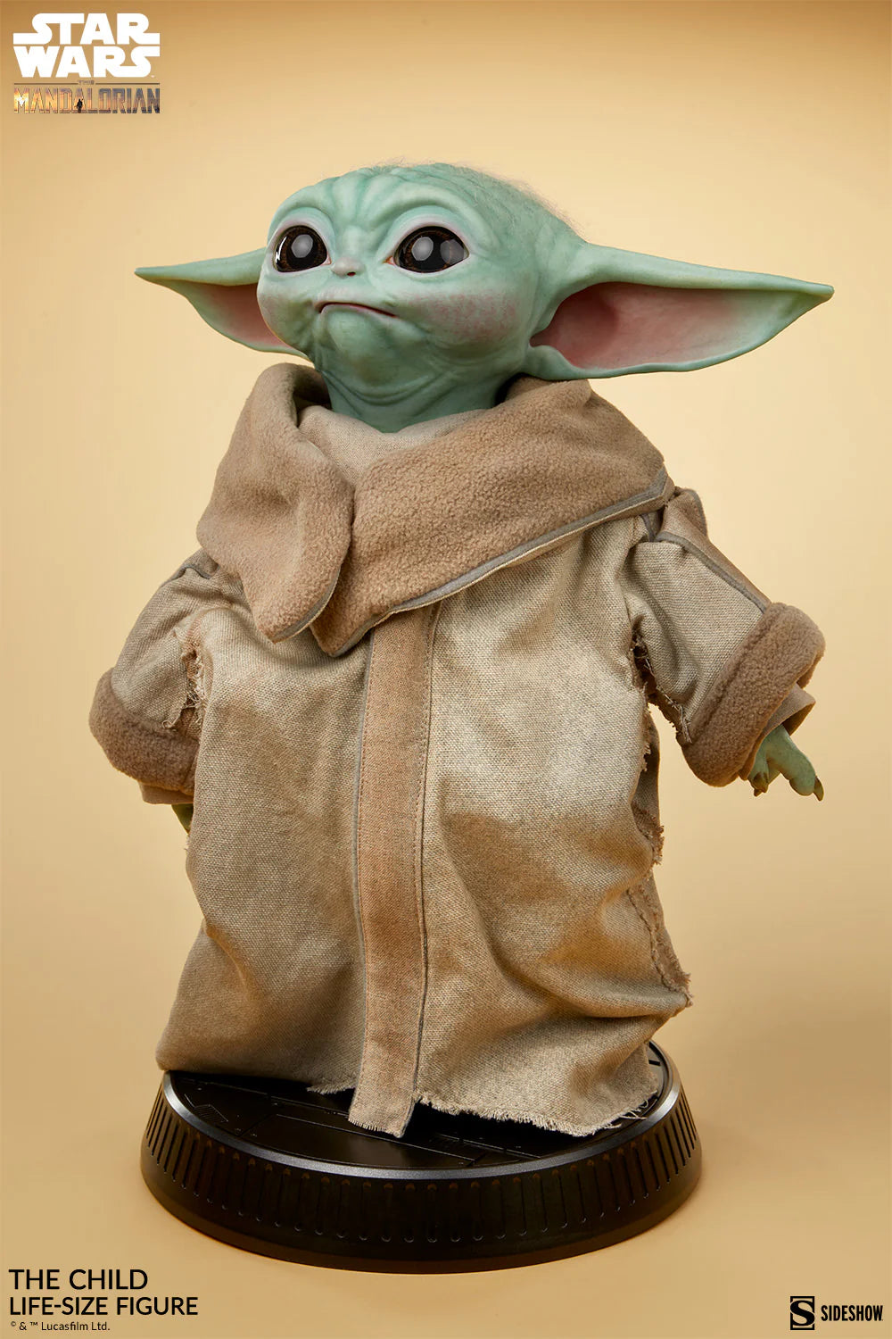 Grogu the child life-size collectible figure