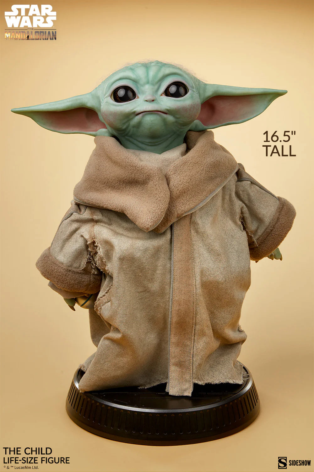 Grogu the child life-size collectible figure